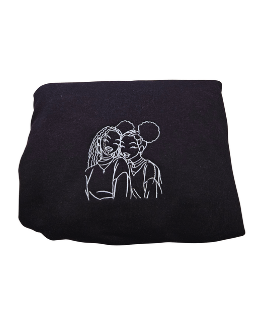 BFF Embroidered Sweatshirt