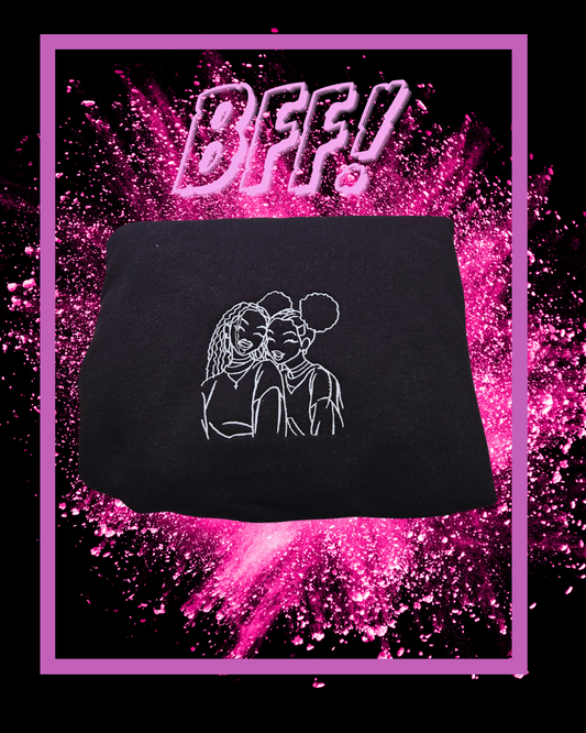 BFF Embroidered Sweatshirt